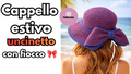 Schema Pattern Digitale Cappello Estivo Iris